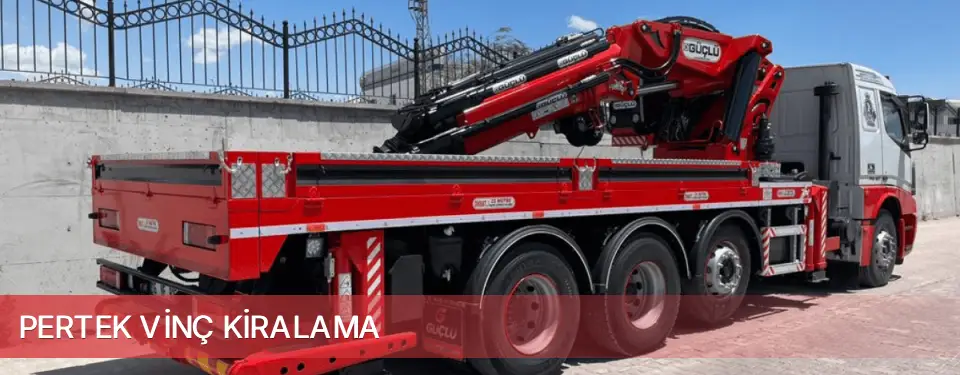 Pertek İlçemi Vinç Kiralama